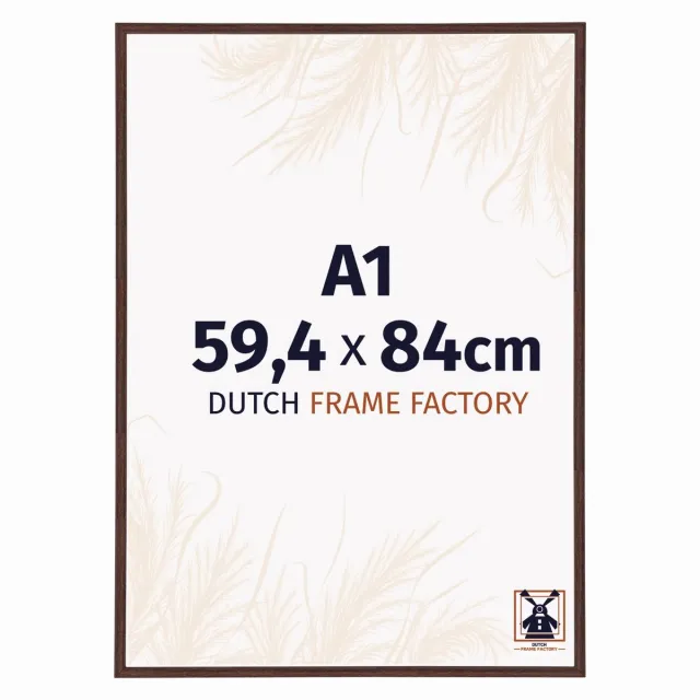 Dutch Frame Factory Fotolijst A1 59,4x84 cm - Kunststof - Bruin - Angers