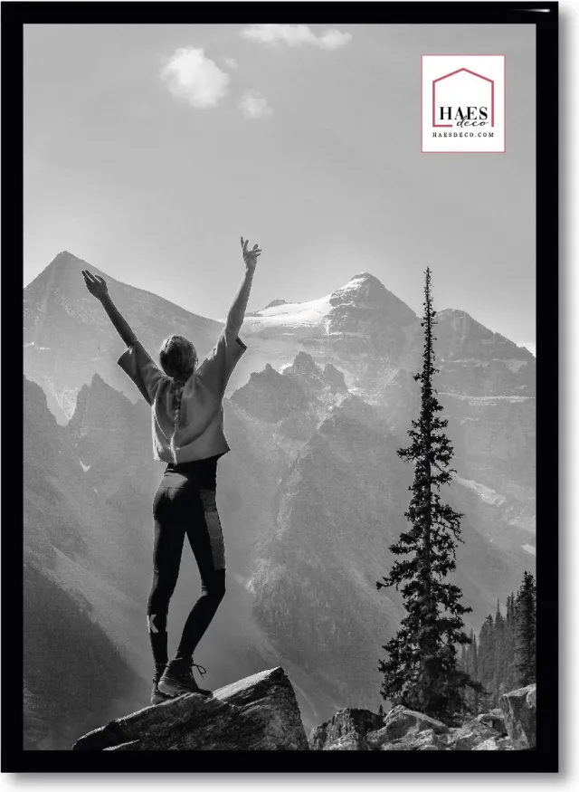 HAES deco Kunststof fotolijst A4 / 21x29,7 zwart Easy Frame - EF11B