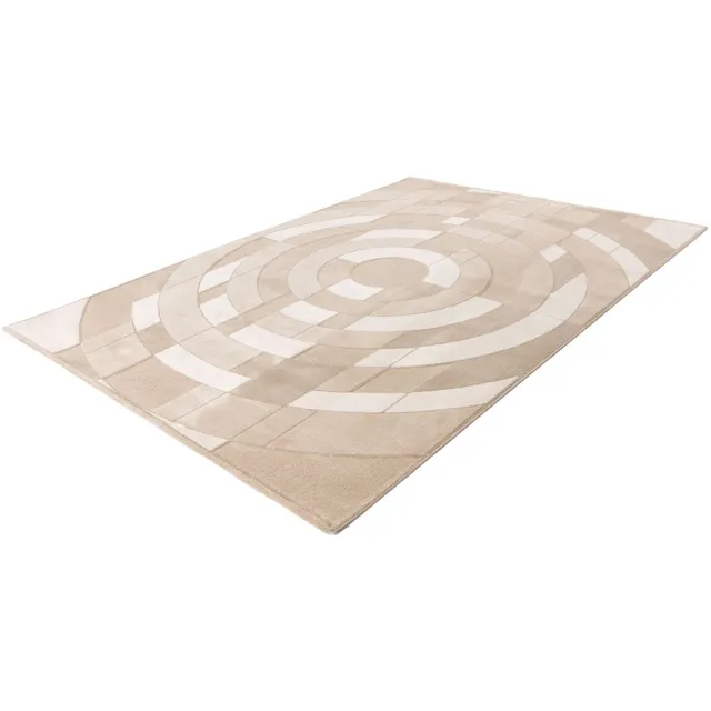 Batucci Vloerkleed - Modern - Luxe Accent - Beige - 3D-Effect - Zacht en Comfortabel