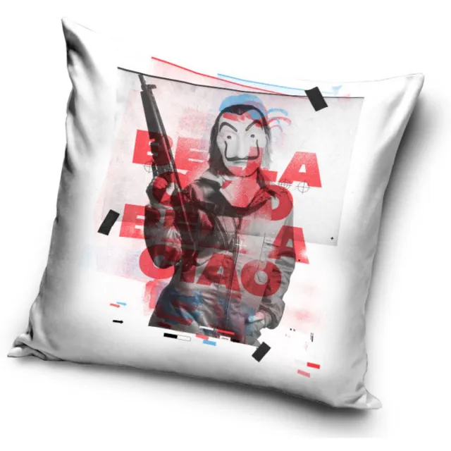 La casa de Papel bella ciao picnic sierkussen 40X40cm White