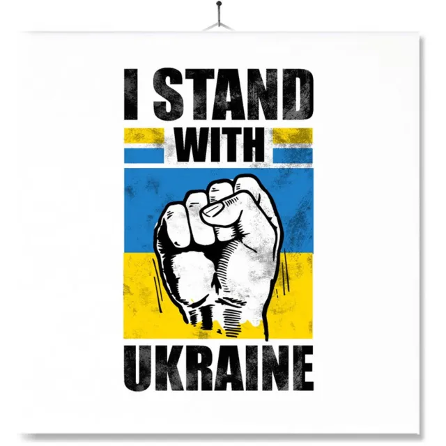 MC Living Tegel Met Opdruk | Oekraine | I stand with Ukraine ontwerp 14