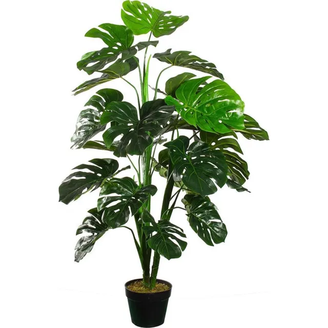 HTT Decorations Kunstplant Monstera H120 cm - HTT Decorations kunstplanten Groen