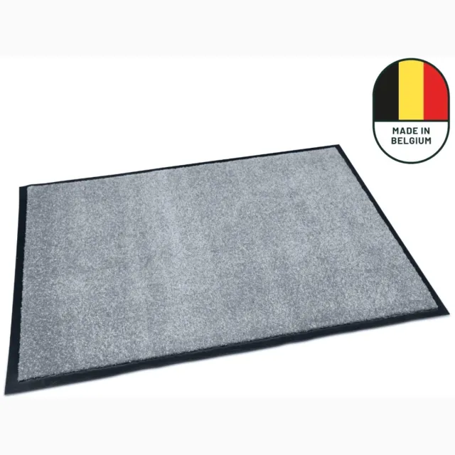 Studio M Deurmat - Deurmat Binnen - Droogloopmat - 40x60 cm - Color Pro - Lichtgrijs - Schoonloopmat - Antislip Deurmat - Extra Sterk - Gemaakt in België