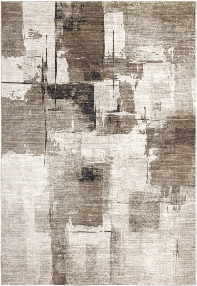 Meghan Lalee Vloerkleed Posh 300 taupe – 160 x 230 cm – 100% polyester, machinegeweven