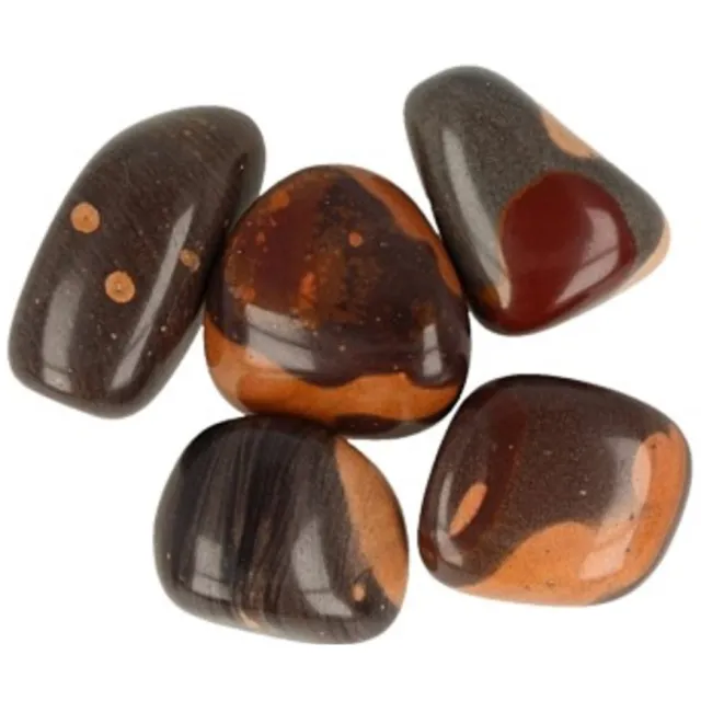 Ruben Robijn Jaspis gila 50 gr. trommelstenen (mt3) Bruin