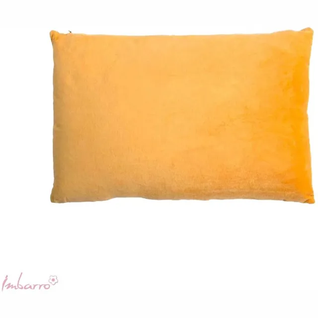 Imbarro Home & Fashion velvet kussen geel 35 x 50 Shellia uit de collectie Vintage Village Shellia geel