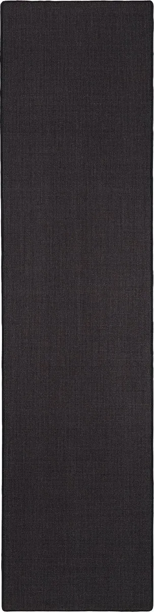 Snapstyle Vloerkleed Sisal Natuur Loper Zwart