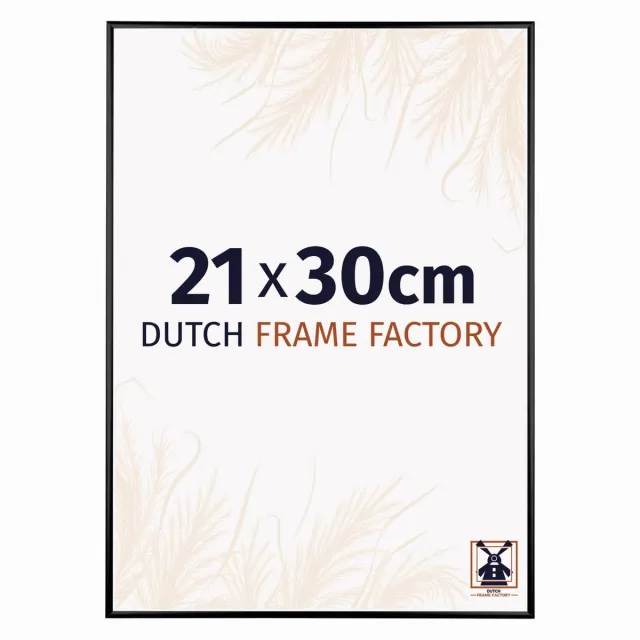 Dutch Frame Factory Fotolijst 21x30 cm - Aluminium - Zwart Mat - Kampen