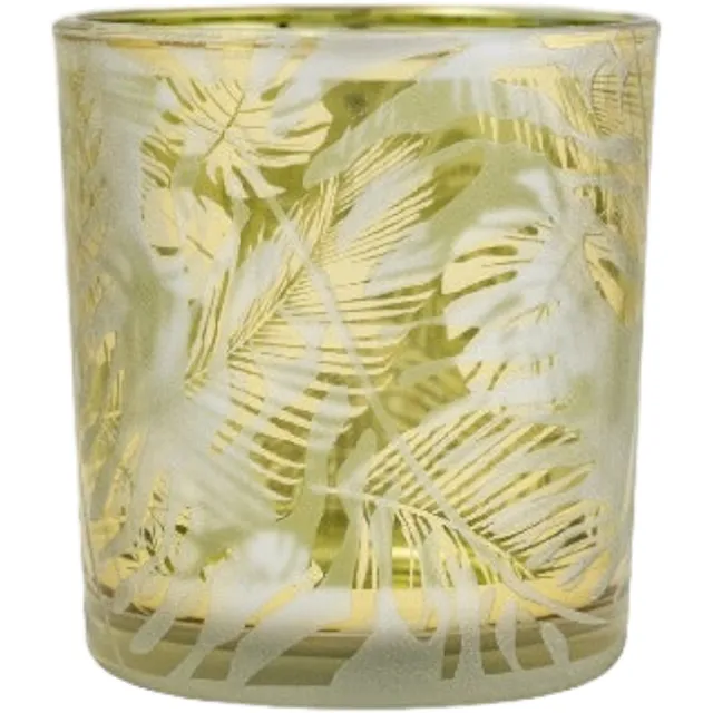 Mars & More Windlicht 'Paisley' - Varens (Small, 8cm) Groen