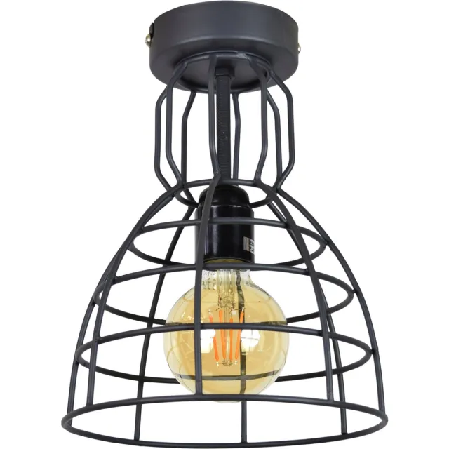 Urban Interiors Francis Small Plafondlamp Zwart - Draad - Ø20