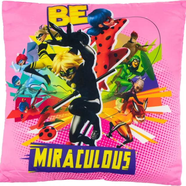 Carbotex Kussen Miraculous Vierkant 40 Cm Roze