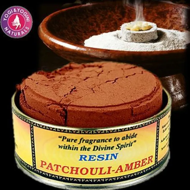 Phoenix Import Mani Bhadra Wierookhars Patchouli-Amber - 40 g Rood