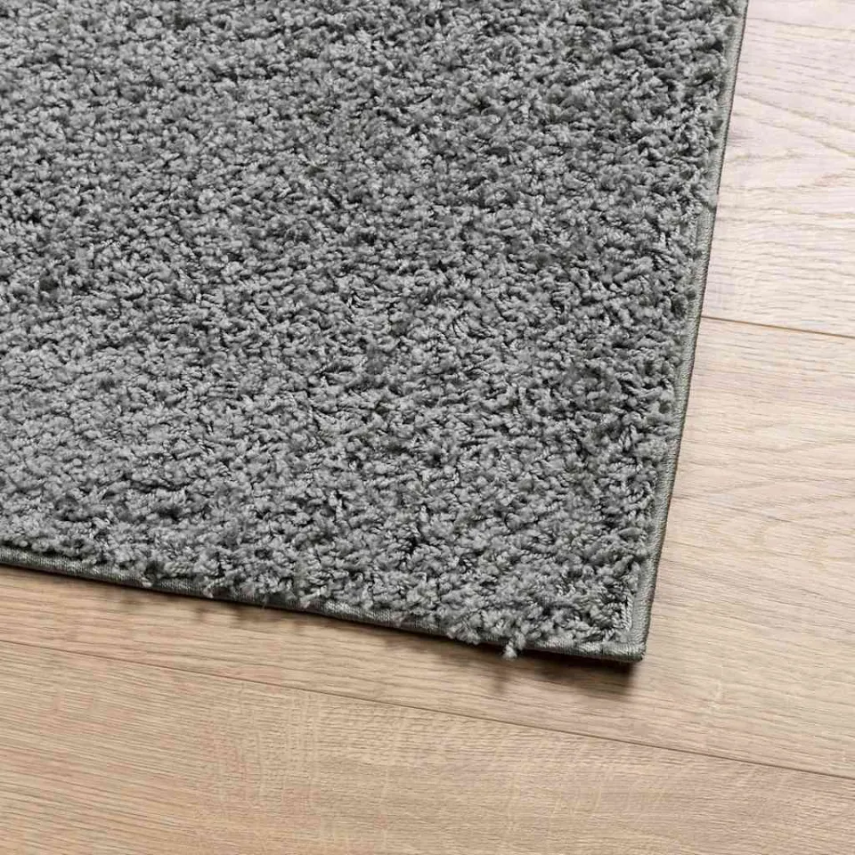 vidaXL Vloerkleed PAMPLONA shaggy hoogpolig modern 80x150 cm groen, foto 3