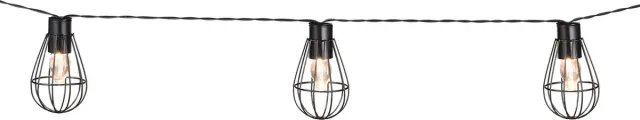 Luca Lighting Feestverlichting Solar LED lichtslang 315 cm zwart
