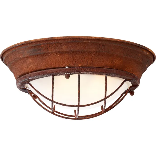 Brilliant TYPHOON - Plafondlamp - Roestkleurig;Zwart