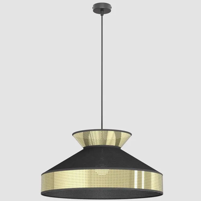 Emibig SIESTA 1 BLACK GOLD - Elegante hanglamp voor een moderne sfeer Zwartachtig