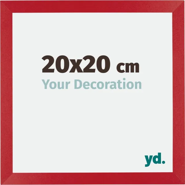 yd. Your Decoration - Fotolijst 20x20 cm - MDF - Rood - Mura