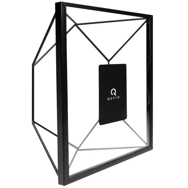 QUVIO Fotolijst - 6,5 x 15 x 20,5 cm - Hexagon - Zwart