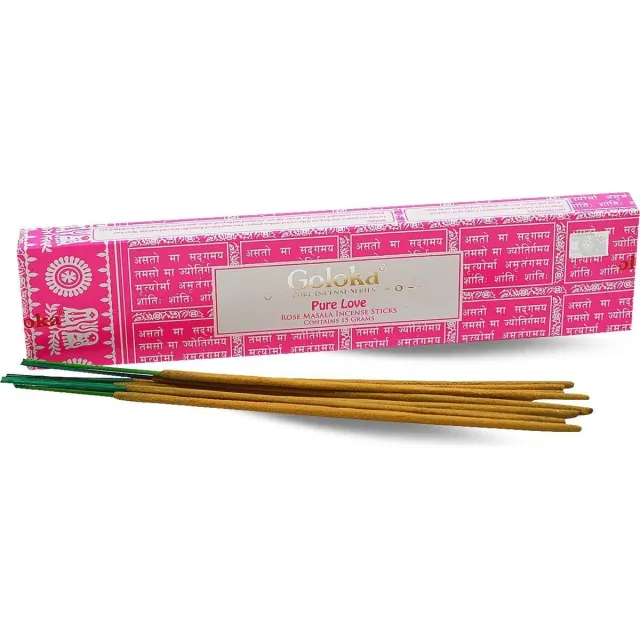 Yogi & Yogini naturals Wierook - Goloka - Pure Love - 15gr bruin