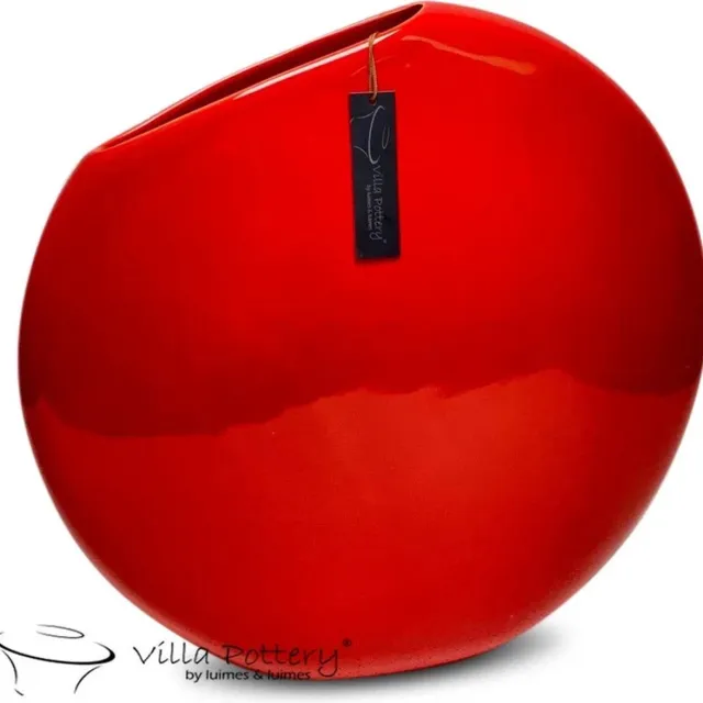 Villa Pottery Tobago Vaas Rood D 20 x