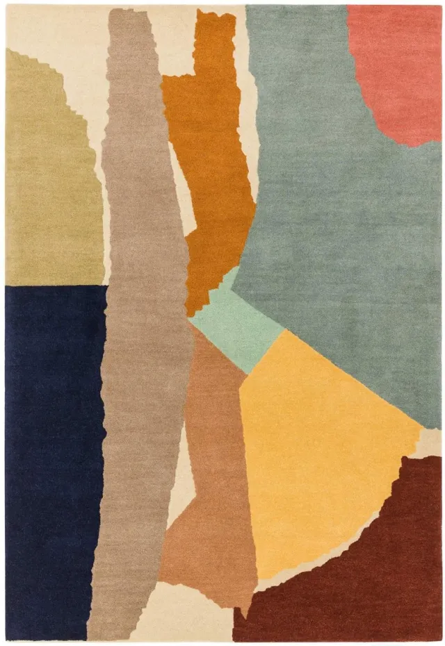 Eazy Living Easy Living - Reef-Abstract-multi Vloerkleed - 200x290 - Rechthoek - Laagpolig Tapijt - Modern - Meerkleurig