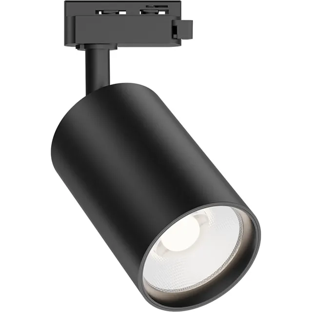 Qualu LED Railspot - Track Spot - Kingtron Sonly - 1-Fase - 30W 2960lm 38D - Helder/Koud Wit 6000K - Zwart