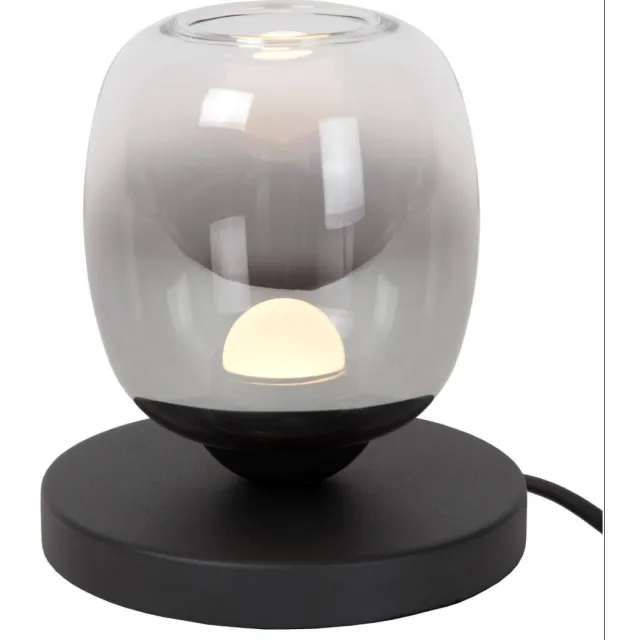 Lucide TAMINO - Tafellamp - Ø 15 cm - LED - 1x6W 3000K - Zwart