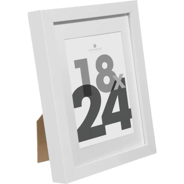 Atmosphera fotolijstje- voor een foto van 18 x 24 cm - wit - foto frame Eva - modern/strak ontwerp