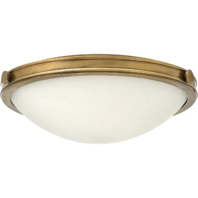 Hinkley LED Plafondlamp Collier | 3X E27 Max 60W | Dimbaar | Heritage Brass Geen