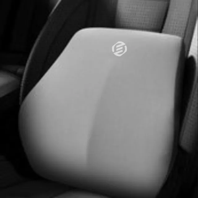 Equivera Rugsteun Auto - Rugkussen - Lendekussen - Lendekussen Auto - Lendekussen Rugsteun - Lendenkussen - Rugkussen Onderrug - Rugkussen Ergonomisch Grijs