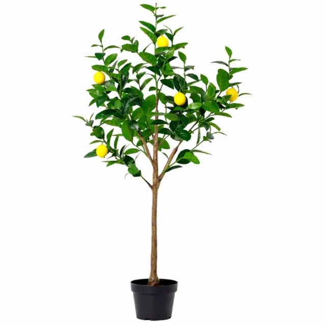Trendyplants Kunst Citroenboom - Citroenboom - Kunstplant - Hoogte 150cm - Potmaat Ø19cm Groen