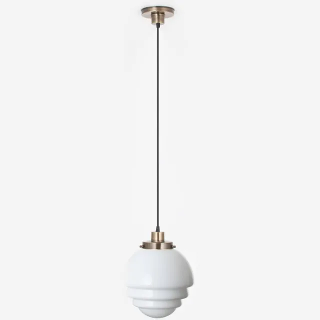 Coloured by Art Hanglamp aan snoer Citrus Small 20's Brons - Art Deco Trade