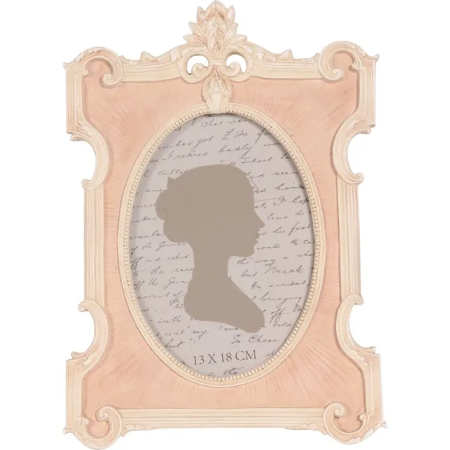 Baroque Fotolijst - Fotolijst resin 28 cm - 28x19.5x1 - Polyresin Pink