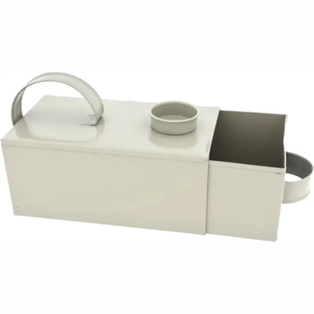CottonCounts Kandelaars - match candle holder | t.light | simnece/grey | 22x10x12cm | 40mm - grijs - 22x10x12