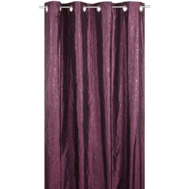 2LIF Palermo ring gordijn paars 137x245cm