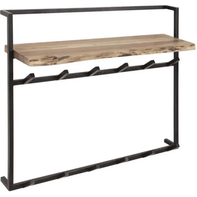 Meubelplaats Kapstok Air Solid | 12 Haken massief acacia naturel