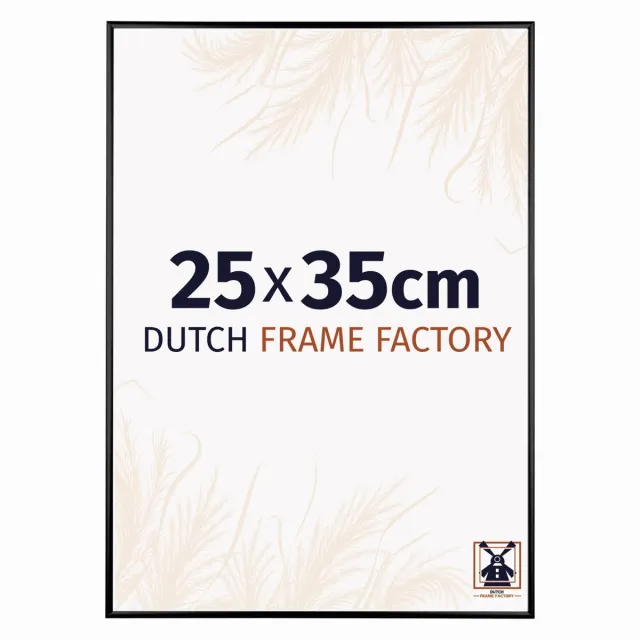 Dutch Frame Factory Fotolijst 25x35 cm - Aluminium - Zwart Mat - Kampen