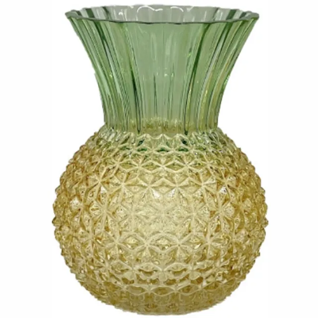 House of Nature Vaas Pineapple Pop 22cm Geel