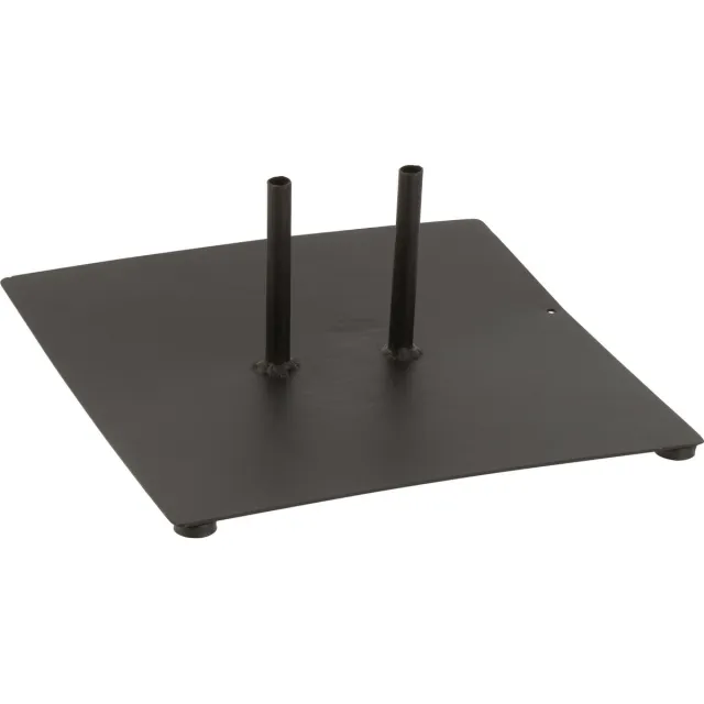 J-Line voet voor tuinprikker - tuinsteker 2 Pin - ijzer - zwart - large