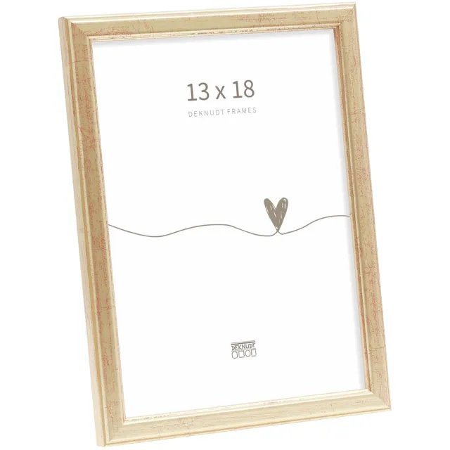 Deknudt Frames fotolijst S236A1 - goudkleurig hout - foto: 13x18 cm