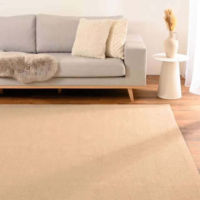 Nordic Weavers Vloerkleed katoen - Svelvik beige 300x400