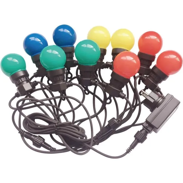 V-TAC VT-71020 String Light - LED-lamp - DC:24V - IP44 - 600 Lumen - RGB + Geel