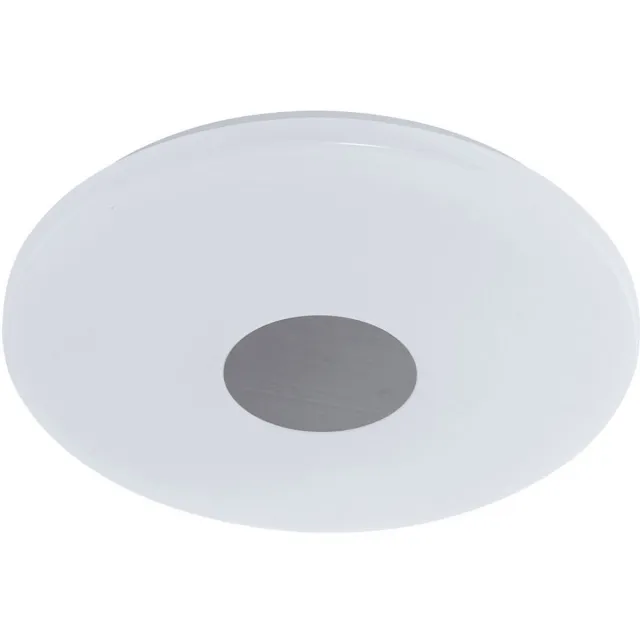 EGLO 18 watt LED plafondlamp dimmer 3000-6000K verlichting rond staal wit EGLO 75289