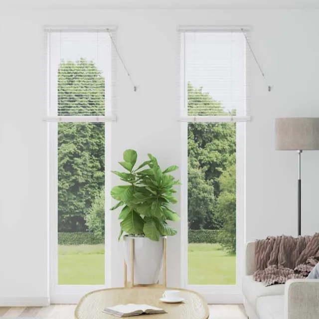 vidaXL Venetiaanse jaloezie Wit 220 x 65 cm 25 mm Aluminium