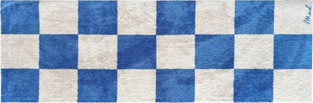Mad About Mat Mad About Mats - DUFFY - deurmat/badmat - droogloop/touch - wasbaar - 50x150 blauw