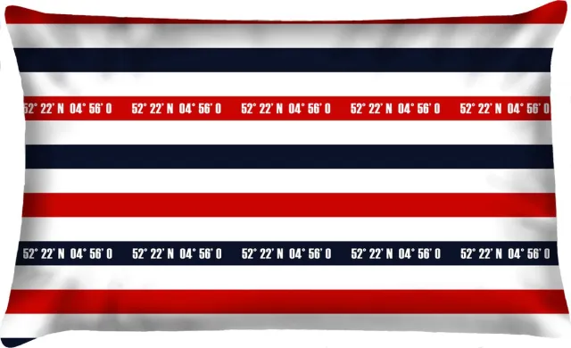 Velits outdoor Sierkussen - Buitenkussen Hollands Glorie Rood Wit Blauw Bootkussen Waterafstotend 40x60cm Nederlandse Vlag Rijkswapen
