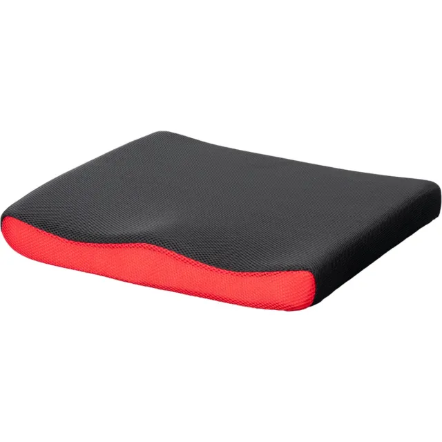 MultiMotion zitkussen PU foam 5 cm met afneembare mesh hoes - 50 cm breed - Rolstoelkussen - Rolstoel kussen - Ergonomisch gevormd Zwart