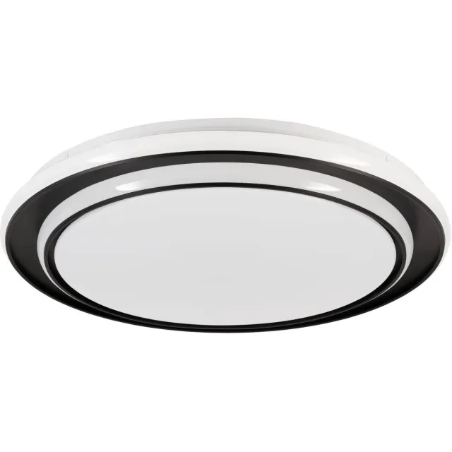 Eglo Moschetta Plafondlamp - Ø 49 cm - Zwart/Wit - Instelbaar wit licht (warm, neutraal en daglicht)
