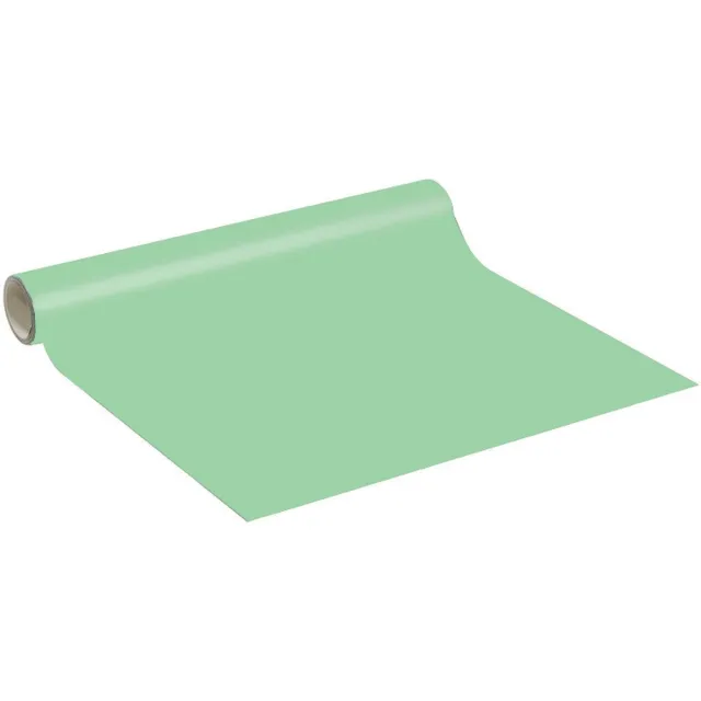 Ambiance Sticker Decoratieve zelfklevende vinylsticker op rol per meter - Wasbare, waterdichte sticker voor muren, keukens en meubels - 60 cm x 6 m - Mintgroen Multi color