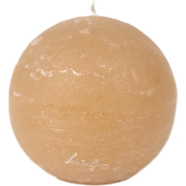 Rasteli Luz Your Senses Kaars- Bolkaars Crème-Latte D 10 cm Beige